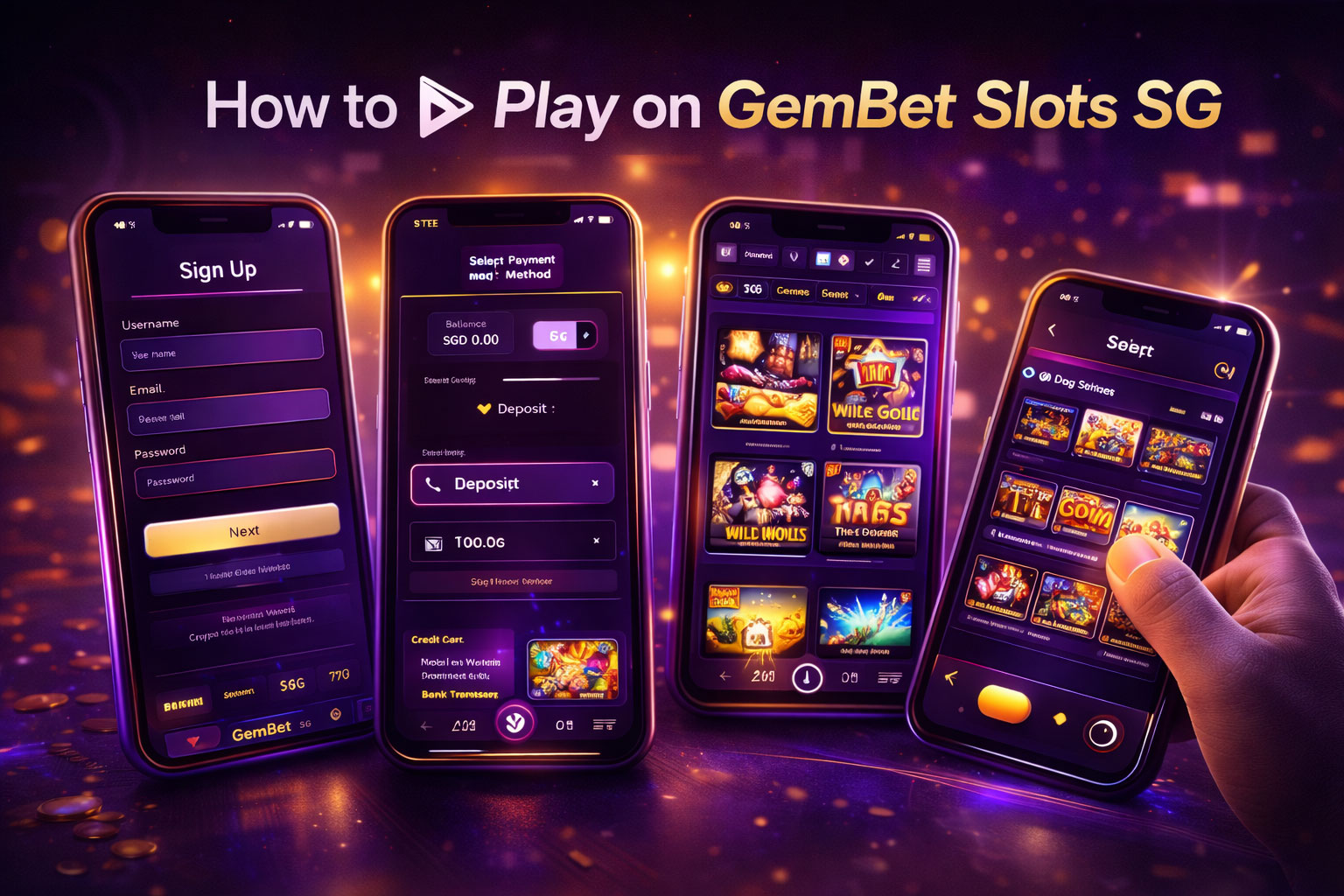How to Play on GemBet Slots SG