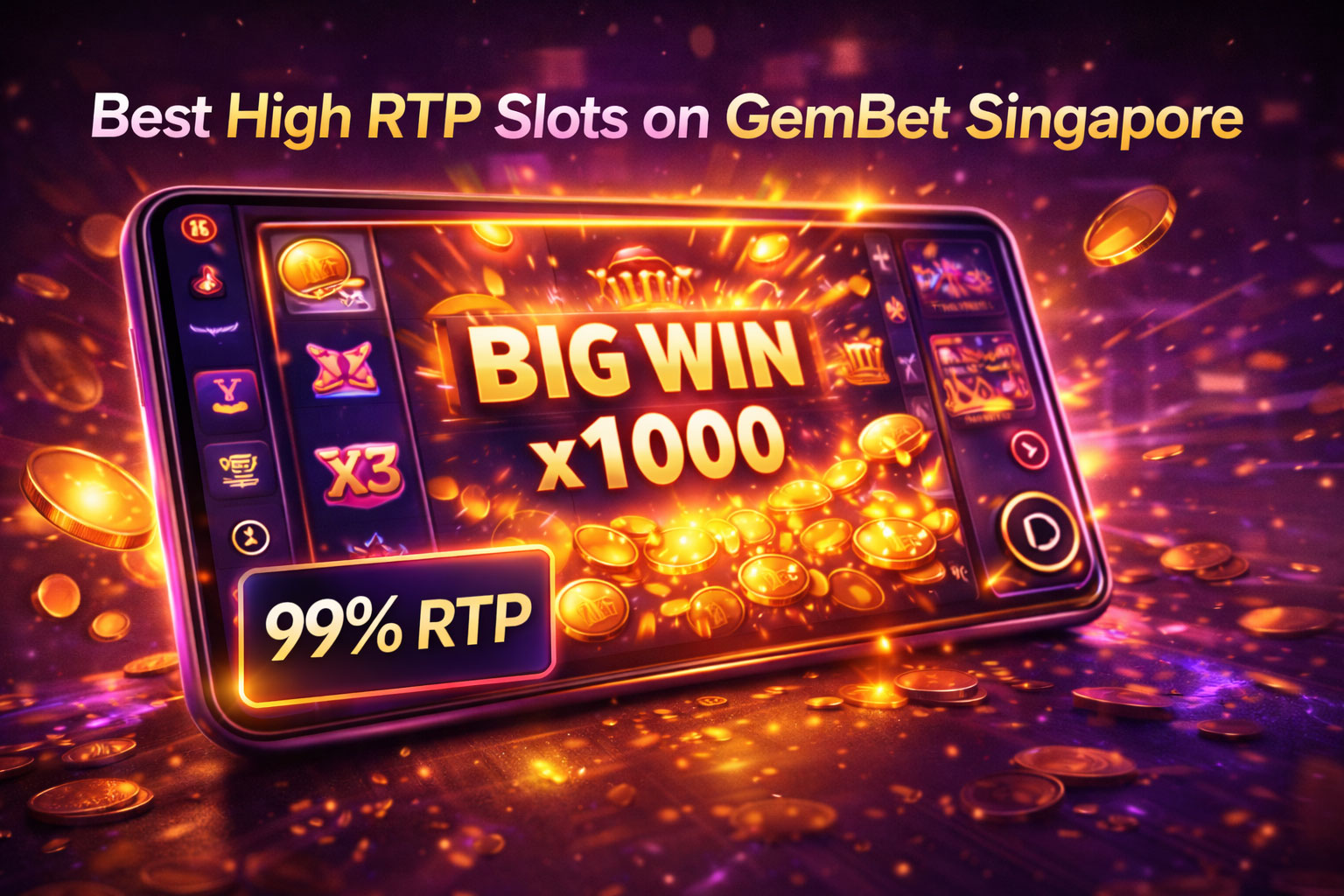 Best High RTP Slots on GemBet Singapore