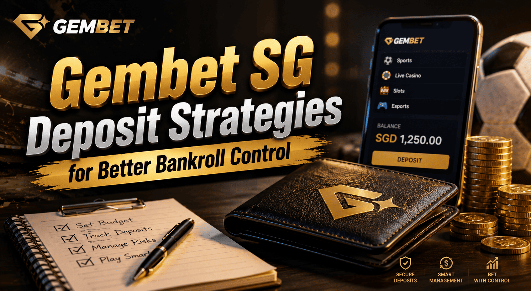 Deposit Strategies for Smarter Bankroll Control on Gembet SG